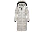 Marikoo Damen Winter Jacke Stepp Parka Mantel Anorak Winterjacke Warm GefüTtert Hoher Rippstrickkragen Kapuze Lanitaa