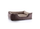 BedDog Hundebett TEDDY Hundesofa waschbares Hundebett mit Rand Hundekissen