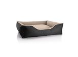 BedDog Hundebett TEDDY Hundesofa waschbares Hundebett mit Rand Hundekissen