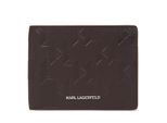 Karl Lagerfeld Portemonnaies - K/LOOM FALTPORTEMONNAIE AUS LEDER - Gr. unisize - in Braun - für Damen