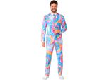 Mr. Tie Dye Hippie Abito Costume Di Carnevale Taglia: 46