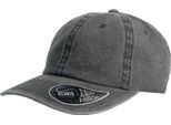 Cappello Da Baseball Atlantis Digg A 6 Pannelli, Tinta Pigmentata AB174 (Taglia Unica) (Nero)