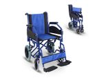 Sedia A Rotelle Mobiclinic Carrozzina Pieghevole Freno Di Stazionamento Altezza Seduta 45 Cm Pedane Estraibili Pieghevoli Blu Maestranza