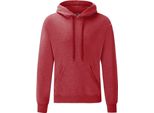 Felpa Con Cappuccio / Felpa Con Cappuccio / Maglione Con Cappuccio BC366 (Xl) (Rosso Screziato) Di Fruit Of The Loom Uomo