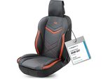 Walser Coprisedile Auto Rey, Protezione Sedile Auto Nero/Rosso, Coprisedile Auto Universale, Coprisedile Auto Sedili Anteriori, Coprisedile Auto Sedili Anteriori, Cuscino Sedile Auto Sportlook, Coprisedile Auto Per Auto/Camion
