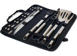 Set Da Barbecue Krumble Da 18 Pezzi - 18 Pezzi In Acciaio Inox - Include Una Pratica Borsa Per Riporli - Accessori Per Barbecue - Coltelli Da Intaglio - Coltelli - Utensili Per Barbecue - Acciaio Inox