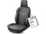 Walser Coprisedile Auto Rey, Protezione Sedile Auto Nero/Grigio, Coprisedile Auto Universale, Coprisedile Auto Sedili Anteriori, Coprisedile Auto Sedili Anteriori, Cuscino Sedile Auto Sportlook, Coprisedile Auto Per Auto/Camion