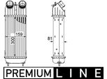 Mahle Ci 172 000P - Intercooler Oe 0384J4 Per C2 (Jm), C3 I (Fc, Fn), C3 Ii (Sc), 1007 (Km), 207 Cc (Wd), 207 Sw (Wk)
