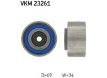 Skf Vkm 23261 Rullo Di Rinvio/Guida, Cinghia Dentata Oe 083055 Compatibile Con C5, C6, S-Type, Xf, Xj, Discovery, Range Rover, 407, 607