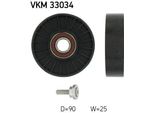 Skf Vkm 33034 - Oe 5751 20 Puleggia Folle, Cinghia A V Per Zx (N2), Xsara, Ulysse, Expert (222), Expert (224), 806 (221), 406, 405 Ii, 306