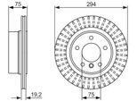 Bosch 0 986 479 670 - Oe 34 21 6 754 137 Disco Freno Per Z4 (E86), Z4 (E85)