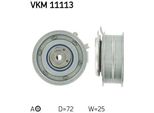 Skf Vkm 11113 Rullo Tenditore, Cinghia Dentata Oe 06A109479 Compatibile Con A3 8L, A3 8P, A4 8D, A4 8E, Alhambra, Altea, Altea Xl, Cordoba, Exeo, Ibiza, Leon, Toledo, Fabia, Octavia, Superb, Bora, Caddy, Golf Iv, Golf Plus, Golf V, Golf Vi, Jetta, Multivan V, New Beetle, Passat 3B, Passat 3C, Polo 6V, Sharan, Touran, Transporter V