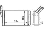 Mahle Ah 43 000S - Oe 644878 Scambiatore Di Calore, Riscaldatore Per Zx (N2), Berlingo, Xsara, 306, Partner (5, G), Partner Origin (G)
