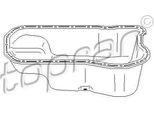 Topran 113 274 - Oe 021 103 601B Coppa Dell'olio Per Vento (1H), Sharan (7M), Passat (35I), Golf Iii (1H)