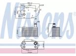 Nissens 90786 - Radiatore Olio Oe 11422247204 Per Serie 3 (E46), Serie 5 (E39), Serie 7 (E38), X5 (E53)