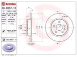 Brembo 08.B357.10 - Disco Freno Oe 13502135 Per Astra J, Cruze (J300), Cruze (J305), Cruze (J308), Mokka X (J13), Trax