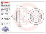 Brembo 08.A872.11 - Disco Freno Oe 96549630 Per Lacetti (J200)