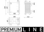 Mahle Ci 224 000P - Intercooler Oe 17517566392 Per Serie 7 (F01), Serie 7 (G11, G12)
