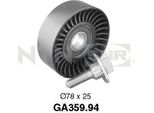 Snr GA359.94 Rullo Di Rinvio/Guida, Cinghia Trapezoidale Dentata Oe 575160 Compatibile Con Expert, 807, 607, 407, 406, 307, 206, Zeta, Phedra, Ulysse, Scudo, Xsara, Jumpy, Evasion, C8, C5