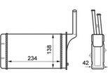 Mahle Ah 49 000S - Oe 644872 Scambiatore Di Calore, Riscaldatore Per Saxo, 106 Ii