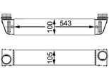 Mahle Ci 79 000S - Intercooler Oe 17514710783 Per Serie 5 (E60), Serie 5 (E61)