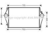 Prasco VOA4136 - Intercooler Oe 8649471 Per V70 Ii (285), S60 I (384), S80 I (184), XC70 (295)