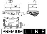 Mahle Clc 18 000P - Oe 17212249465 ÖLküHler FüR 5Er (E60), 5Er (E61), 6Er (E63), 6Er (E64), 7Er (E65), X3 (E83)
