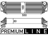 Mahle Ci 185 000P - Intercooler Oe 17 11 7 812 016 Per Serie 5 (F10), Serie 5 Gt (F07), Serie 5 (F11), Serie 6 (F12), Serie 6 (F13), Serie 6 (F06), Serie 7 (F01)
