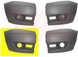 Van Wezel 1985566 - Paraurti Oe 1437091, Anteriore Destro Per Transit, Transit Tourneo