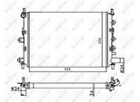 Nrf 514436A - Oe 1029459 Radiatore, Raffreddamento Motore Per Escort V, Escort Vi, Escort Vii, Orion Iii (Gal)