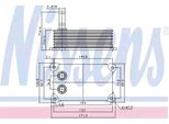Nissens 90698 - Radiatore Olio Oe 1097629 Per Transit