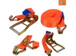 Geko Cinghia Di Bloccaggio A Cricchetto Con Ganci, 6M X 50Mm, 5T G02356