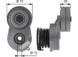 Gates T38496 - Puleggia Tenditore Oe 31160PLZD00, Cinghia A V Per Civic Vii, Astra H, Astra (A04), Combo, Combo Tour, Corsa C (X01), Corsa D (S07), Meriva (X03), Zafira B