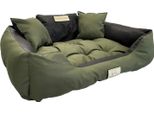 Letto Per Cani Kingdog 115X95 Cm Personalizzato Impermeabile Verde