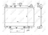 Nrf 53850 - Oe ZJ3915200A Radiatore, Raffreddamento Motore Per 2 (De, Dh)