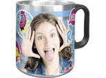 Euroswan Alu Mug Soy Luna Sì Alluminio, Plastica, 400 Ml