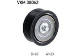 Skf VKM38062 Rullo Di Rinvio/Guida, Cinghia Trapezoidale Dentata Oe 2722020819 Compatibile Con Classe E, Sl, Slk, Classe Gl, Classe C, Classe Glk, Classe R, Classe S, Classe Clc, Clk, Cls, Classe G, Sprinter, Viano