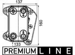 Mahle Clc 104 000P - Radiatore Olio Oe 6131880101 Per Classe E (S210)