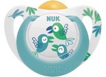 Nuk Star Latex Succhietto 18-36 M Giallo, Misura 3,5 Mm