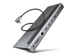 Axagon Axagon HMC-4KX3 Dock/Riproduttore Di Porte Per Laptop Usb 3.2 Gen 1 (3.1 Gen 1) Cablato Type-C Grigio