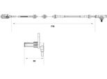 Bosch 0 265 007 633 - Sensore Abs Per Primera (P12)