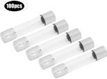 100Pcs 250V Tubo Di Vetro Fusibile Veloce Fusibile Accessorio Per La Protezione Del Circuito 6 X 30 Mm