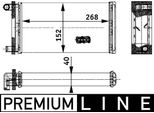 Mahle Ah 121 000P - Oe 1 835 76 04 Scambiatore Di Calore, Riscaldatore Per Vito (W639), Classe G (W461), Classe G (W463)