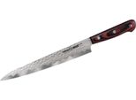 Coltello Da Intaglio Professionale Samura Kaiju Ultra Affilato, Grande, In Acciaio Giapponese Aus 8, Martellato, Lama Da 24 Cm, Manico In Legno Di Pakka, Coltello Da Chef, Coltello Per Sfilettare
