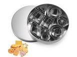 Set Di Tagliabiscotti 24 Pezzi Tagliabiscotti Mini Piccoli In Acciaio Inox Tagliabiscotti Tagliabiscotti Natalizi Per La Cottura, Stile 3, Acciaio Inox