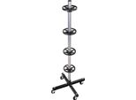 Luxtom | Albero Per Pneumatici Con Rotelle, Albero Per Cerchi, Per Pneumatici Auto, 13-19", Fino A 100 Kg, Per 4 Cerchi O Pneumatici Auto, Supporto Per Pneumatici"