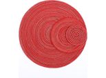 ["Tovaglietta Antiscivolo In Cotone Per Tavolo Da Pranzo Tappetini Caldi Per Caffè Tovaglietta Resistente Al Calore Per Casa Natale Matrimonio Decor, 2Pcs, 11Cm E 36Cm, Red2Pcs""],"