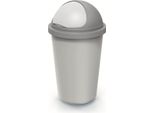 Keden® Cestino Rifiuti 50L Con Coperchio Pattumiera Secchio 100% Plastica Riciclata Per Ufficio Portacarta Raccolta Differenziata