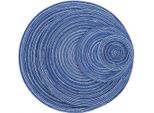 ["Tovaglietta Antiscivolo In Cotone Per Tavolo Da Pranzo Tappetini Caldi Per Caffè Tovaglietta Resistente Al Calore Per Casa Natale Matrimonio Decor, 2Pcs, 11Cm E 36Cm, Blue2Pcs""],"
