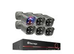 Sistema Di Telecamere Di Sicurezza, Risoluzione 4K Hd, Audio Bidirezionale, Nessuna, 8CH 6 Pezzi 8MP Telecamera